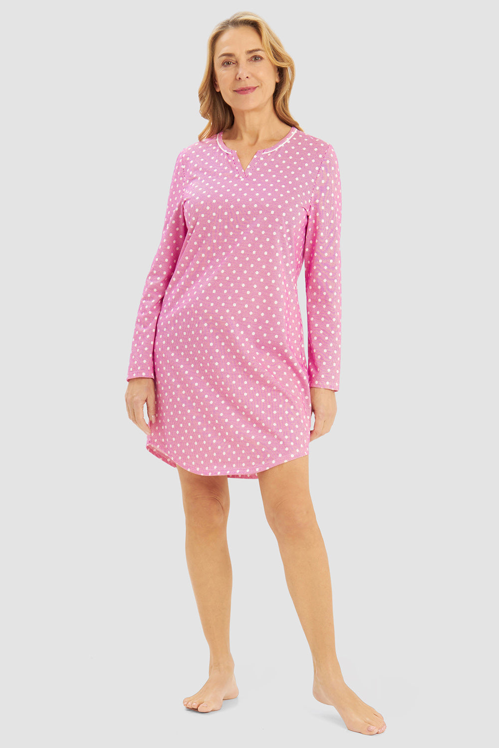 r-sch-be-happy-nachthemd-knielang-mustermix-nachtkleid image 1