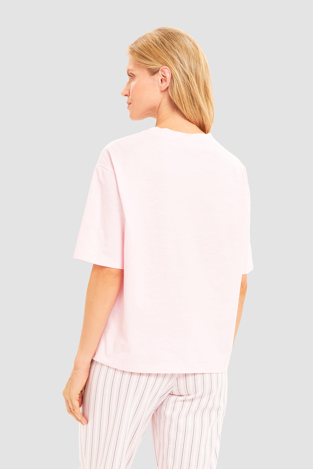 r-sch-be-happy-shirt-kurzarm-sportiv-rosa-baumwolle image 3