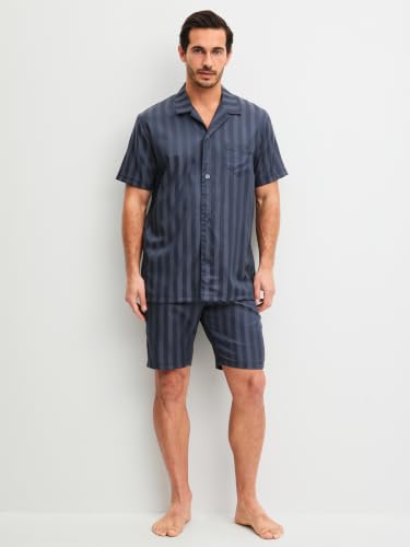 calida-relax-lux-kurz-pyjama-herren-50-streifen image 6