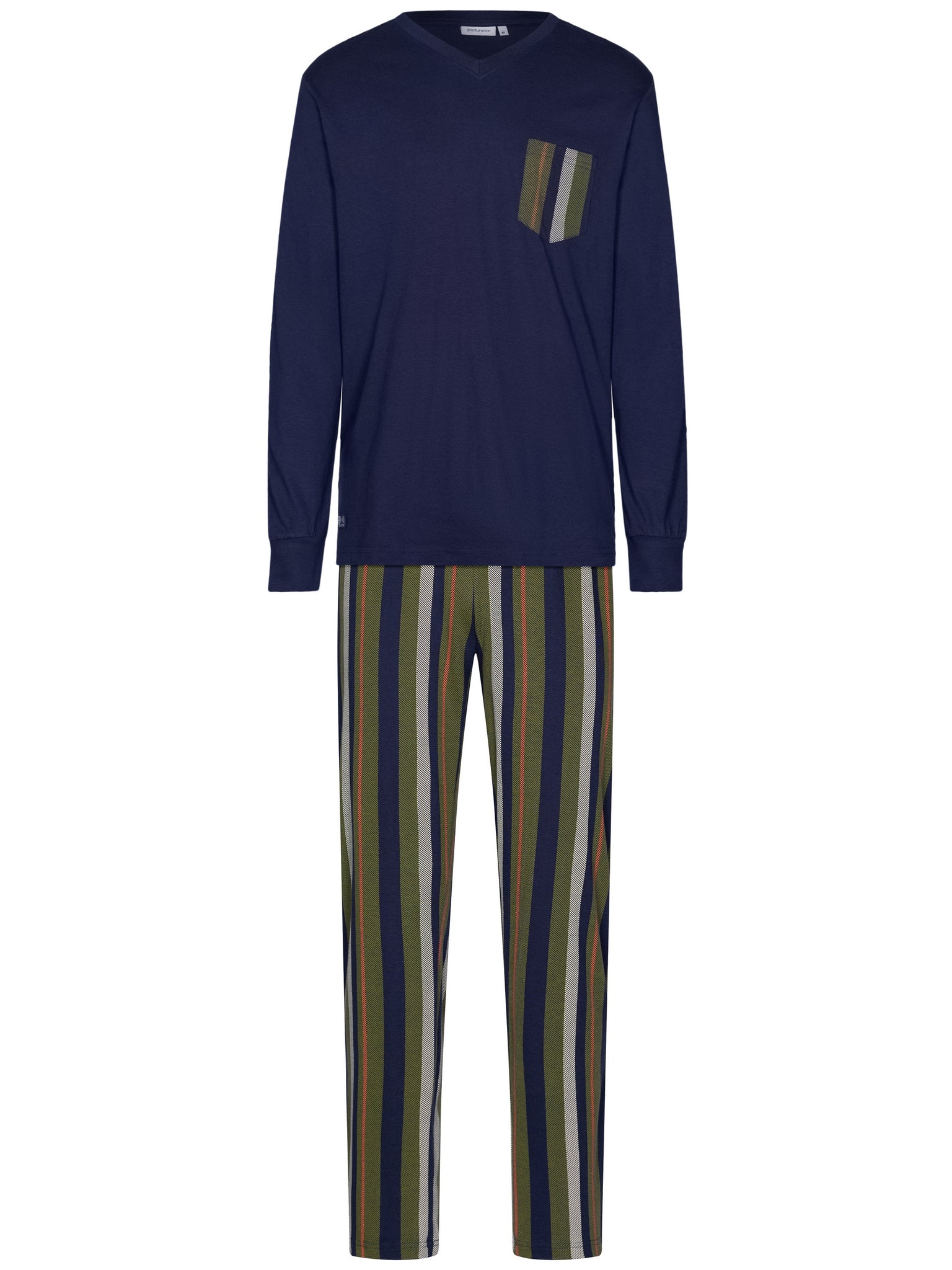 pastunette-adventure-pyjama-blau-gr-m-baumwolle-modal image 1