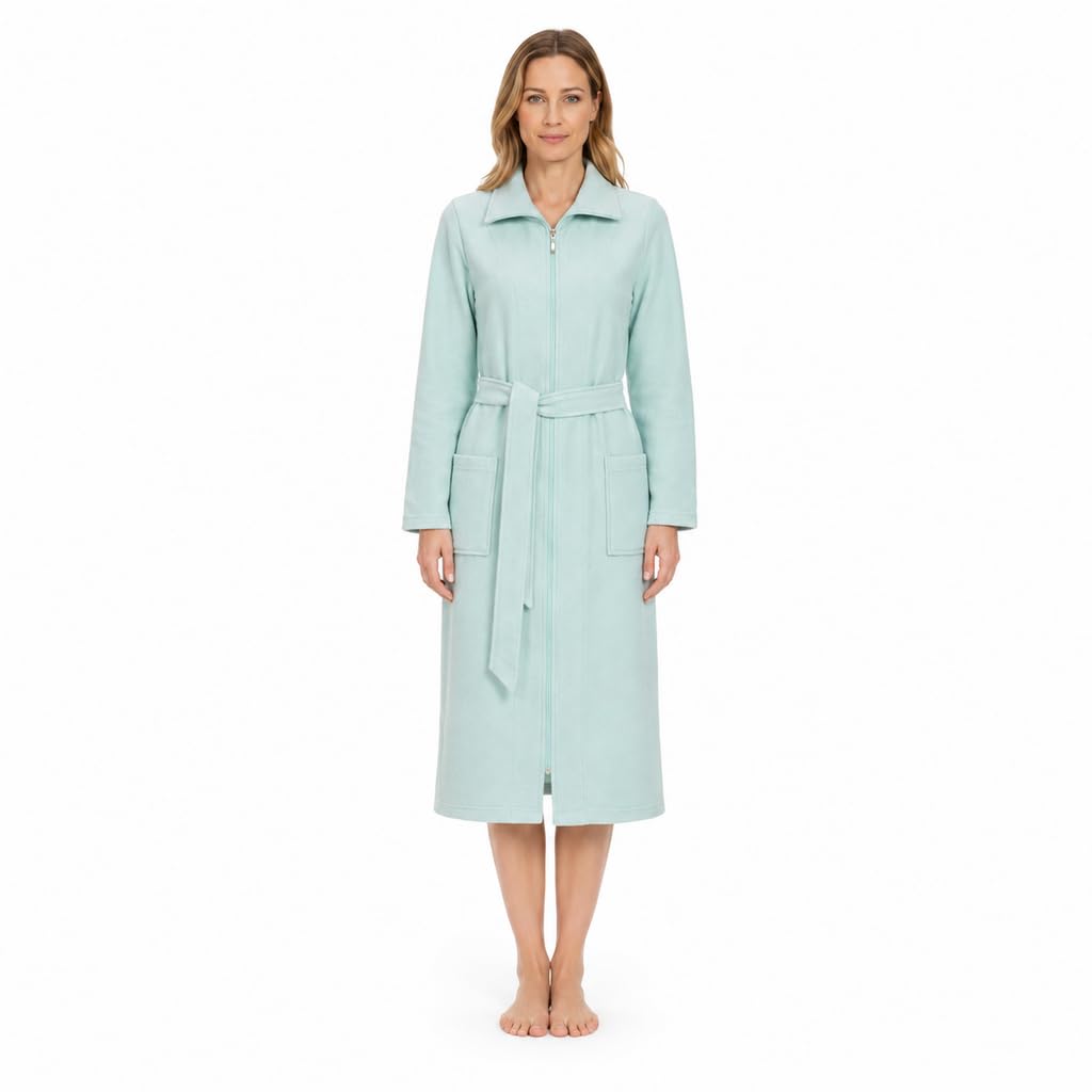 ringella-women-men-damen-bademantel-frottee-aqua-36-reissv image 1
