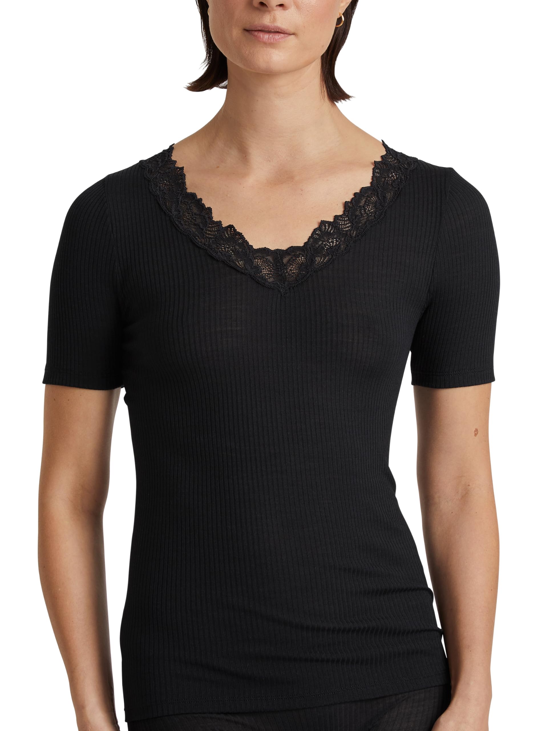 calida-silky-wool-joy-t-shirt-wolle-seide-black-cherry-36-38 image 5
