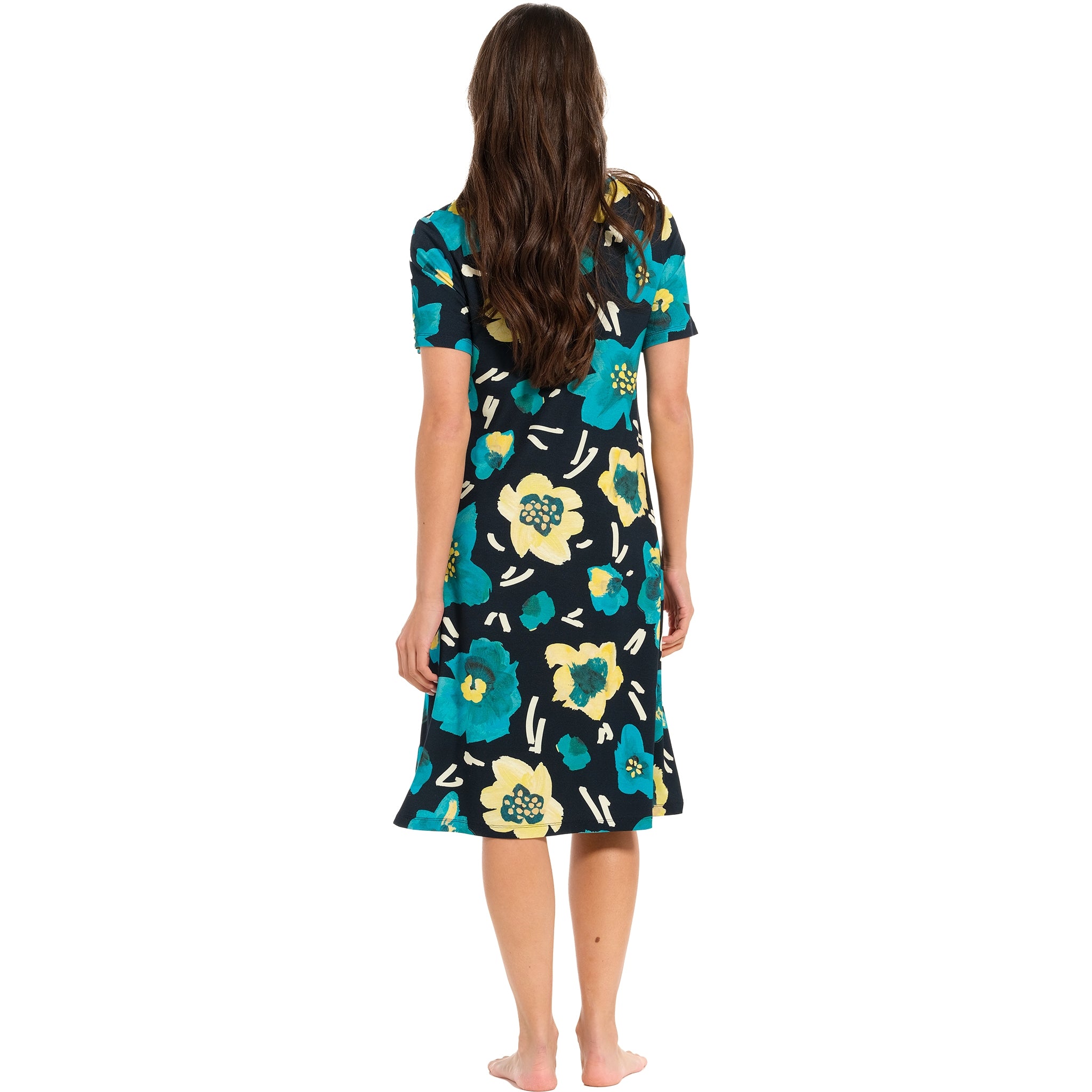 pastunette-beach-bloom-kleid-blau-blumenprint-viskose image 3