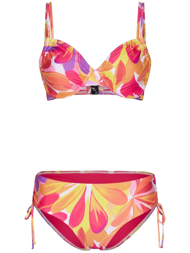 pastunette-tropic-oasis-bikini-damen-mehrfarbig-b-gel-blumen image 1