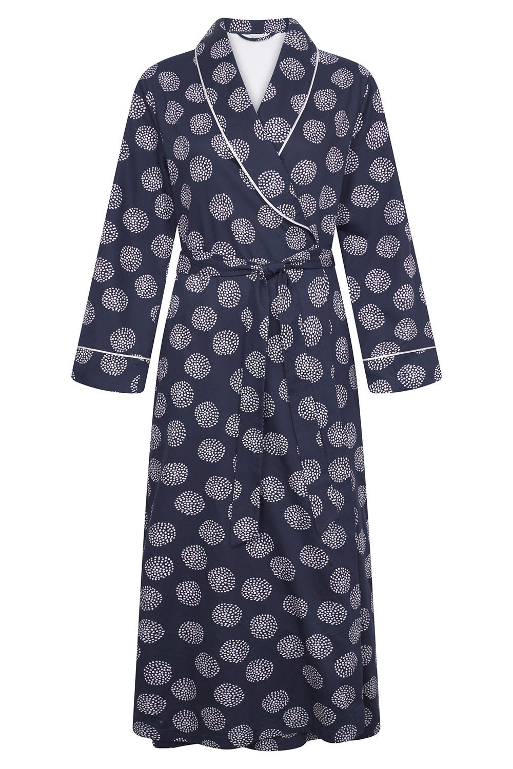 r-sch-be-happy-morgenmantel-maxi-punktemuster-satin-blau image 2