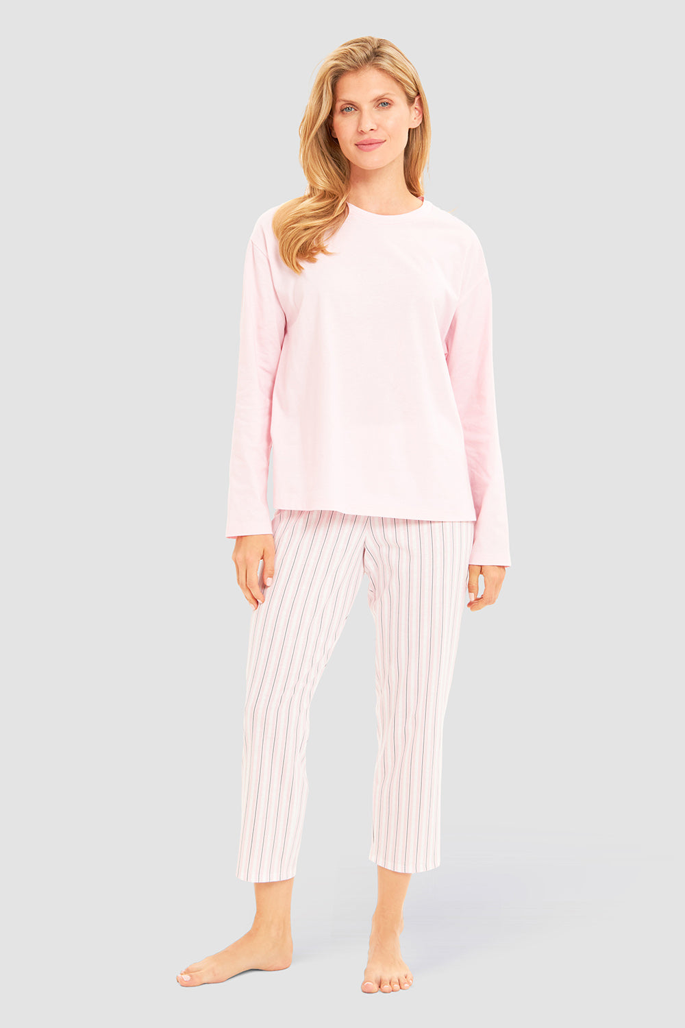 r-sch-be-happy-shirt-langarm-sportiv-rosa-rundhals image 4