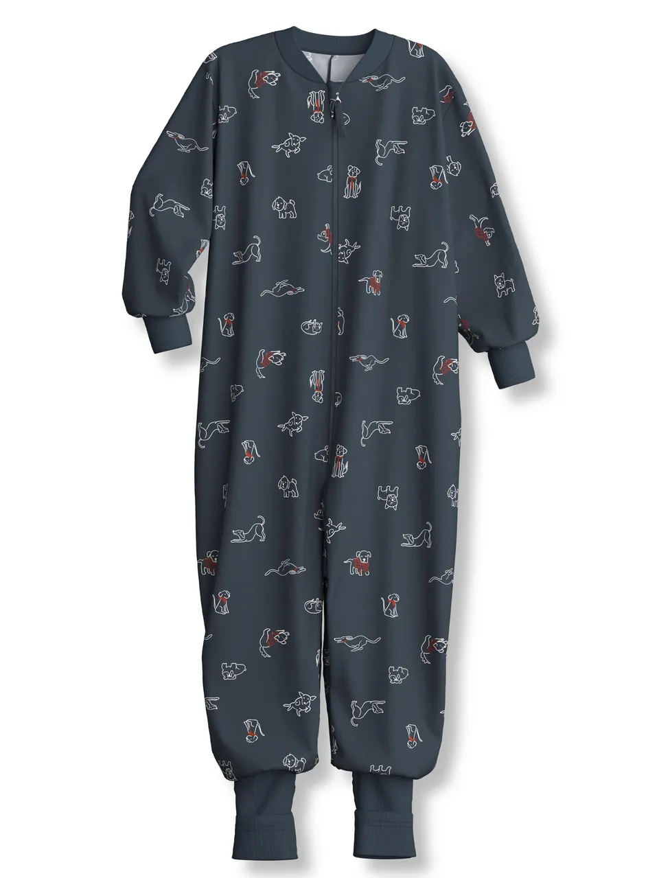 calida-family-friends-pyjamaset-jungen-92-98-grau-einteiler image 1