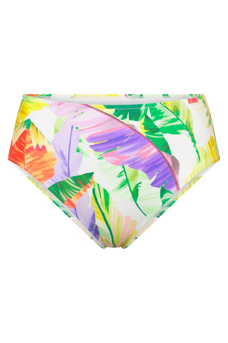 r-sch-be-happy-high-waist-bikinihose-bl-tterdruck-gr-n-lycra image 2