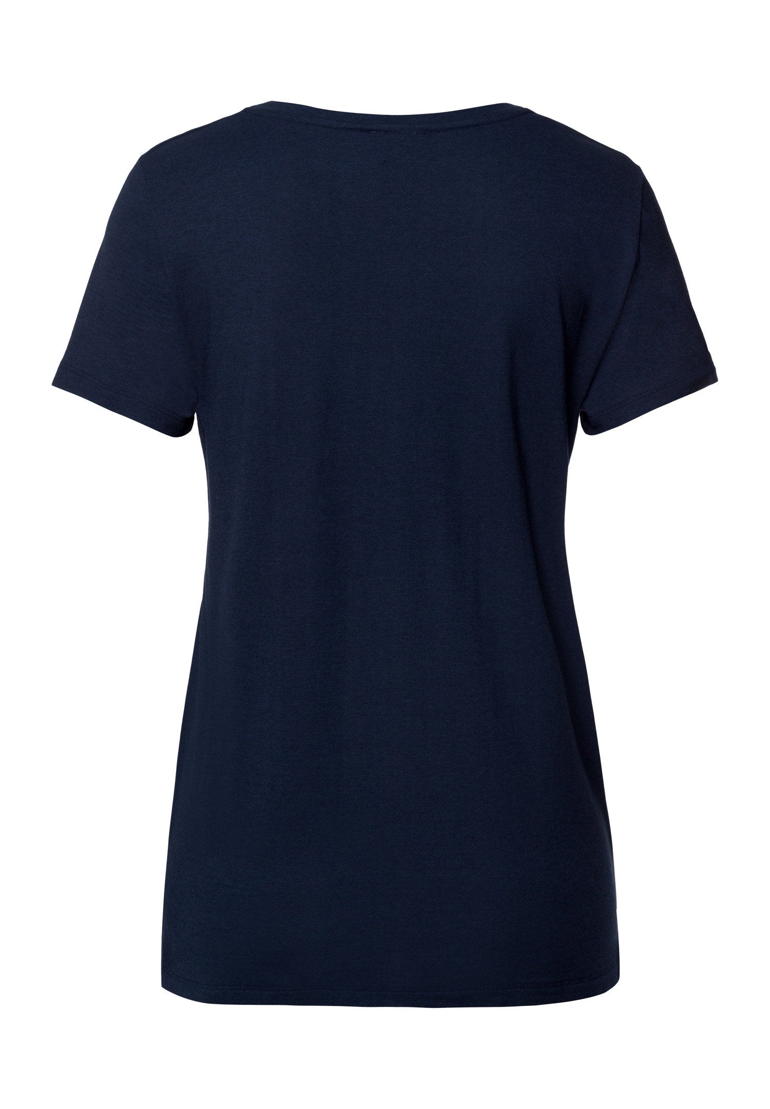 hanro-sleep-lounge-s-slv-shirt-damen-deep-navy-tencel image 3