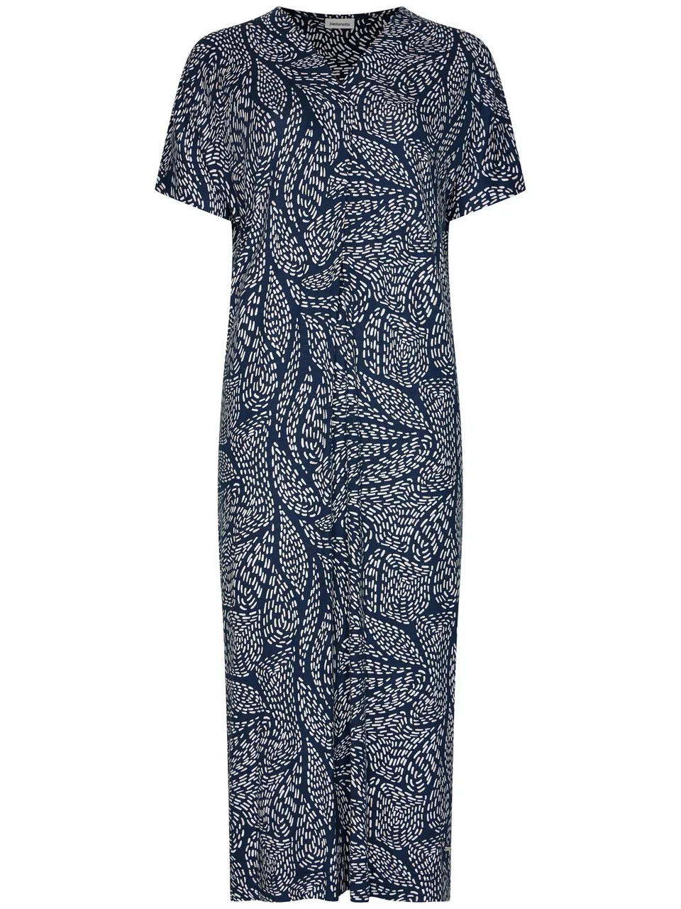 pastunette-oceanic-flow-sommerkleid-blau-viskose-120-cm image 1
