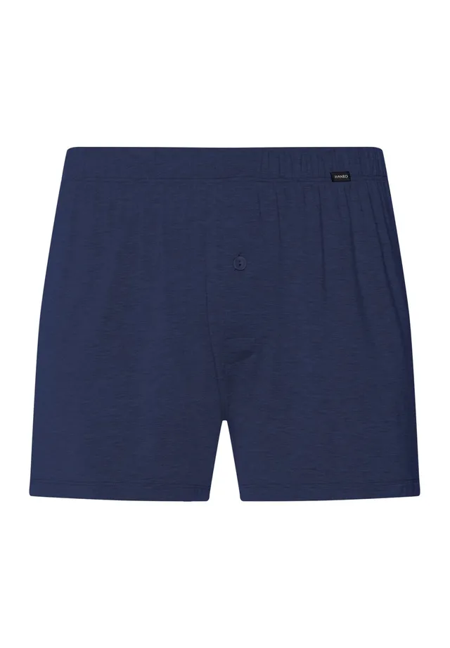 hanro-casuals-boxers-herren-deep-navy-viskose image 1