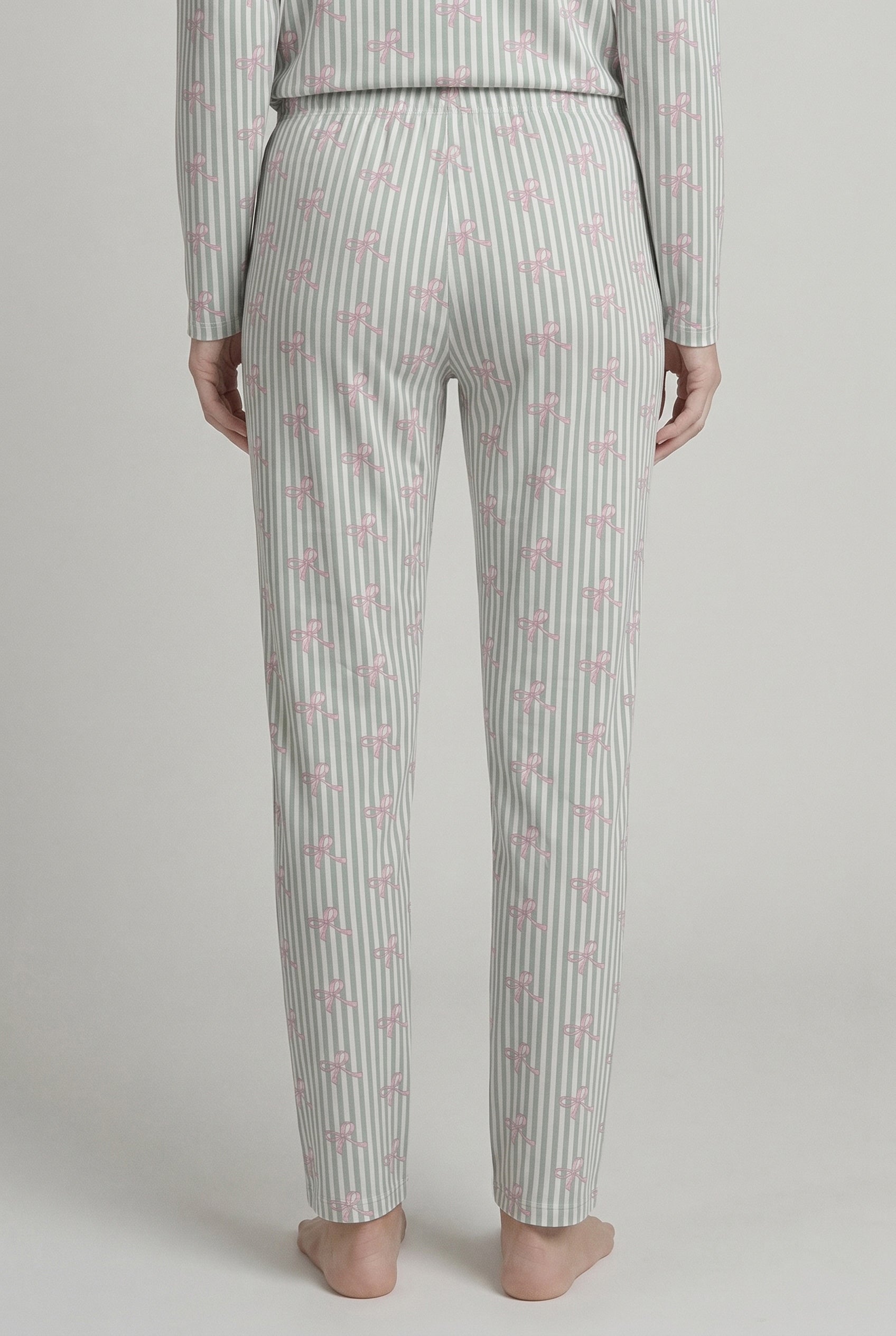 r-sch-be-happy-pyjamahose-lang-gr-n-streifen-baumwolle-modal image 3