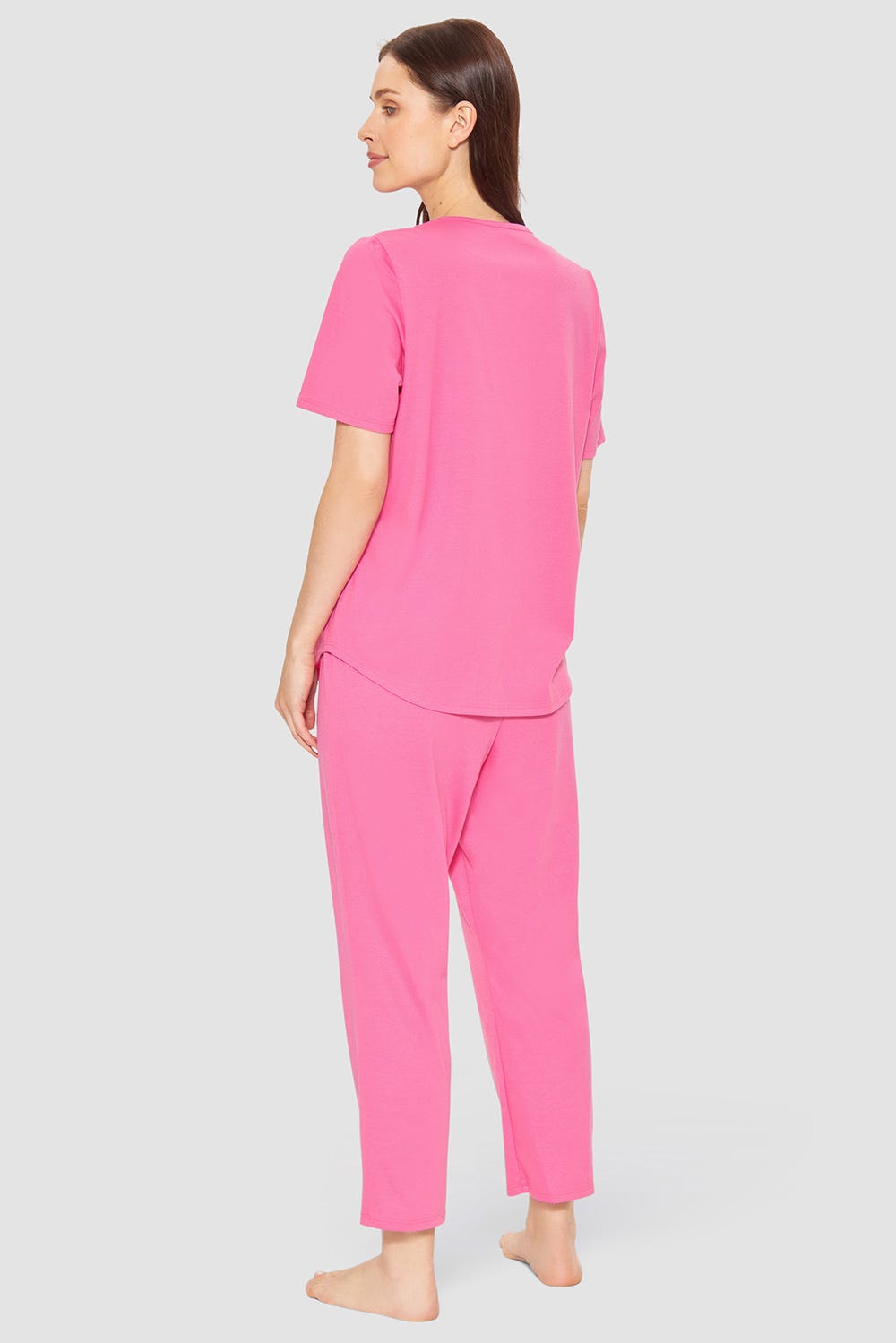 r-sch-be-happy-pyjama-7-8-schlafanzug-pink-mit-spitze image 3