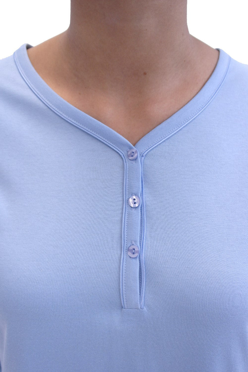 r-sch-be-happy-pyjama-lang-knopfleiste-schlafanzug-blau-baumwolle image 2