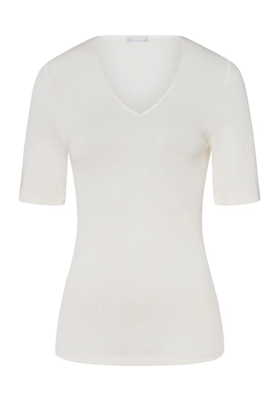 hanro-woolen-silk-shirt-damen-kurzarm-cygne-wolle-seide image 1