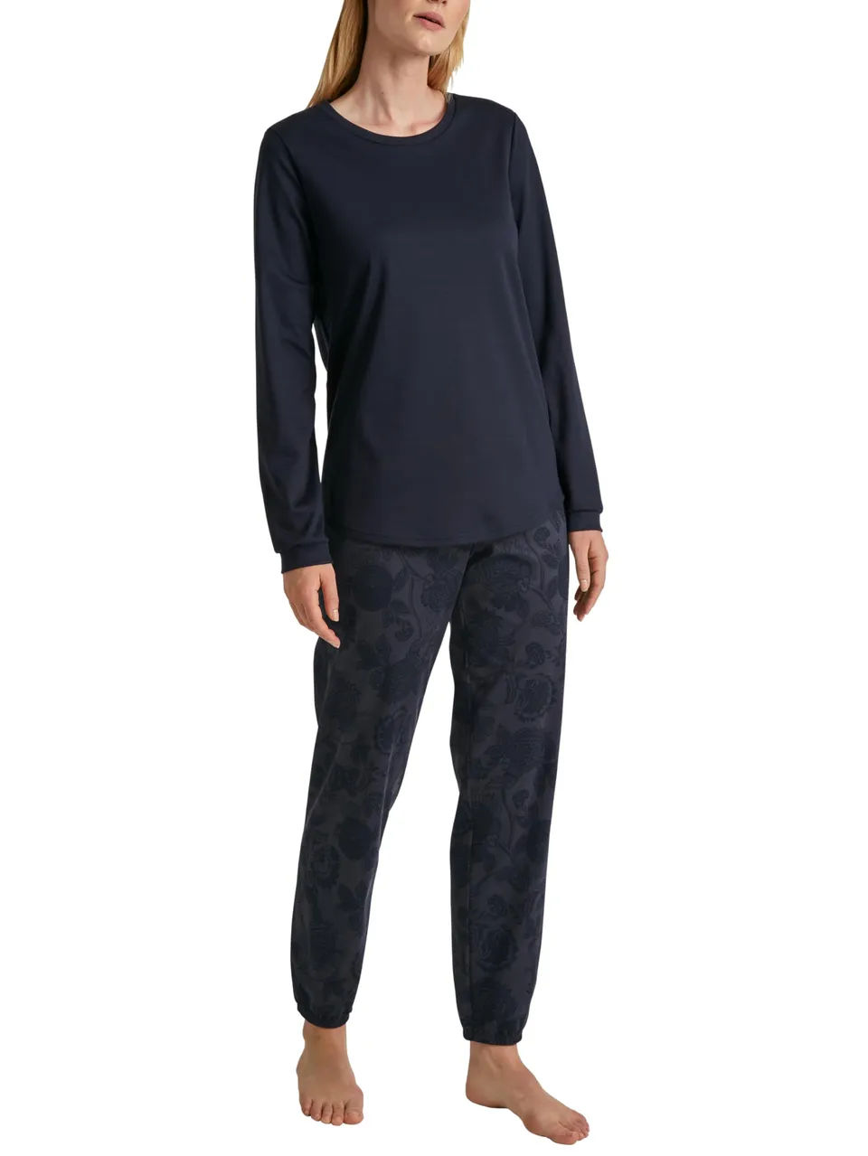 calida-winter-dreams-pyjamaset-damen-blau-48-50-baumwolle image 1
