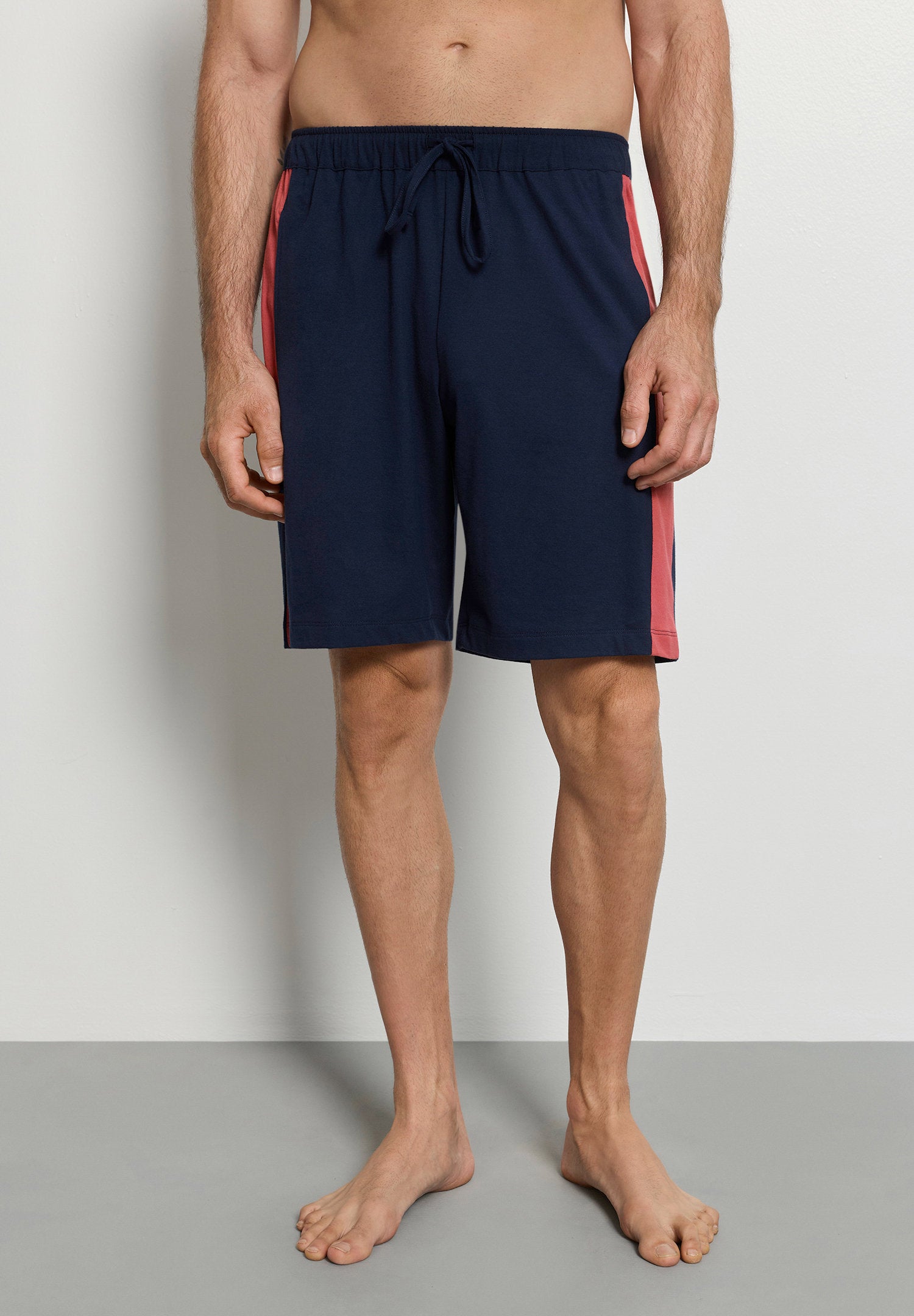hanro-night-day-shorts-deep-navy-herren-baumwolle-bermuda image 2