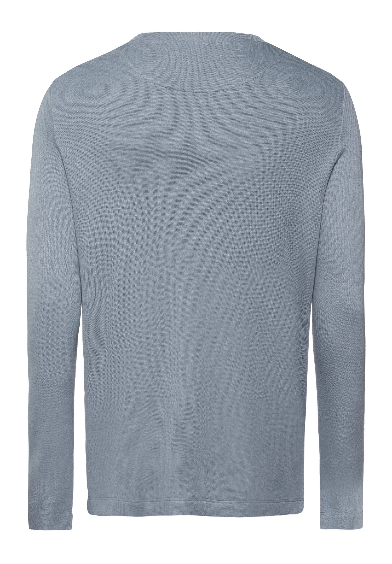 hanro-woolen-comfort-langarm-shirt-cliff-grey-cashmere image 3