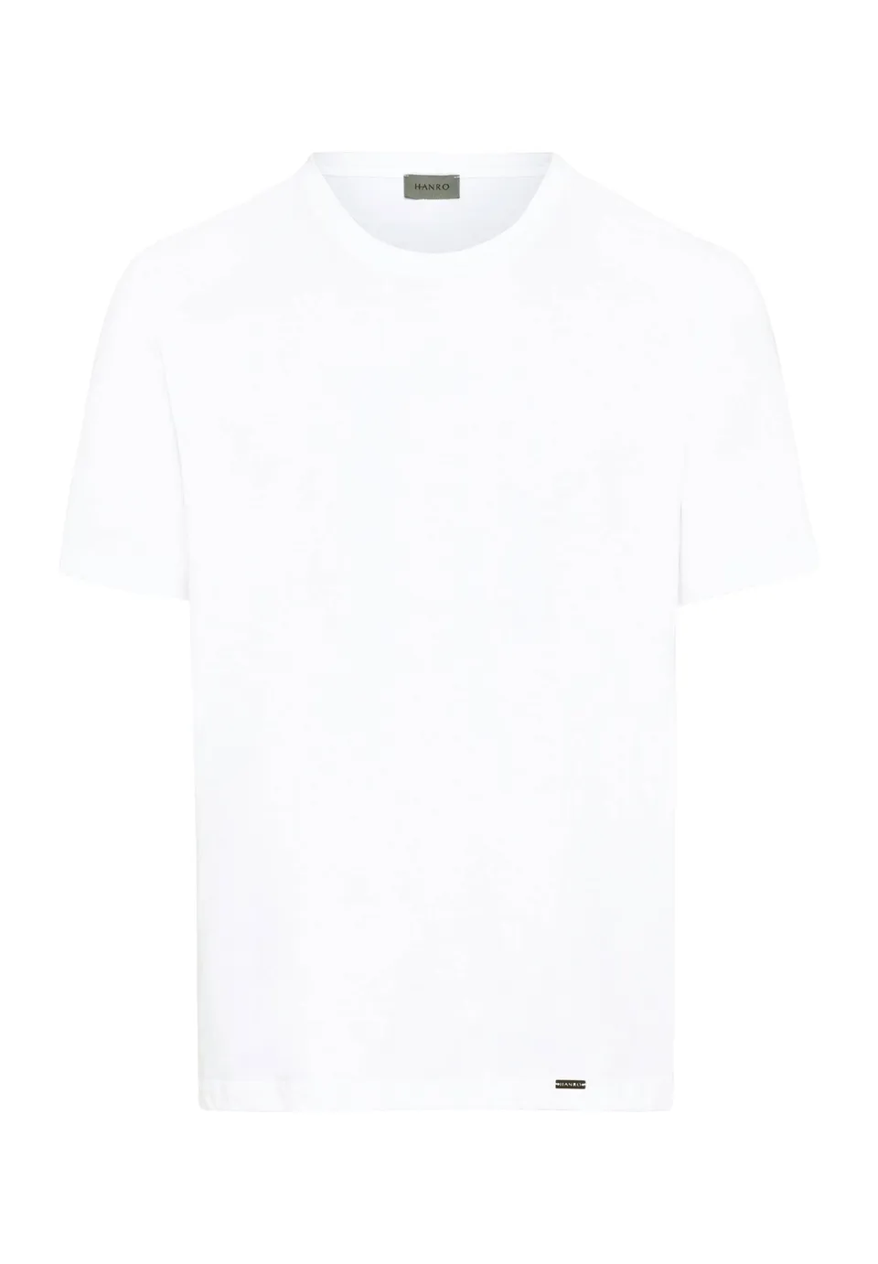 hanro-living-shirts-t-shirt-herren-wei-kurzarm-baumwolle image 1