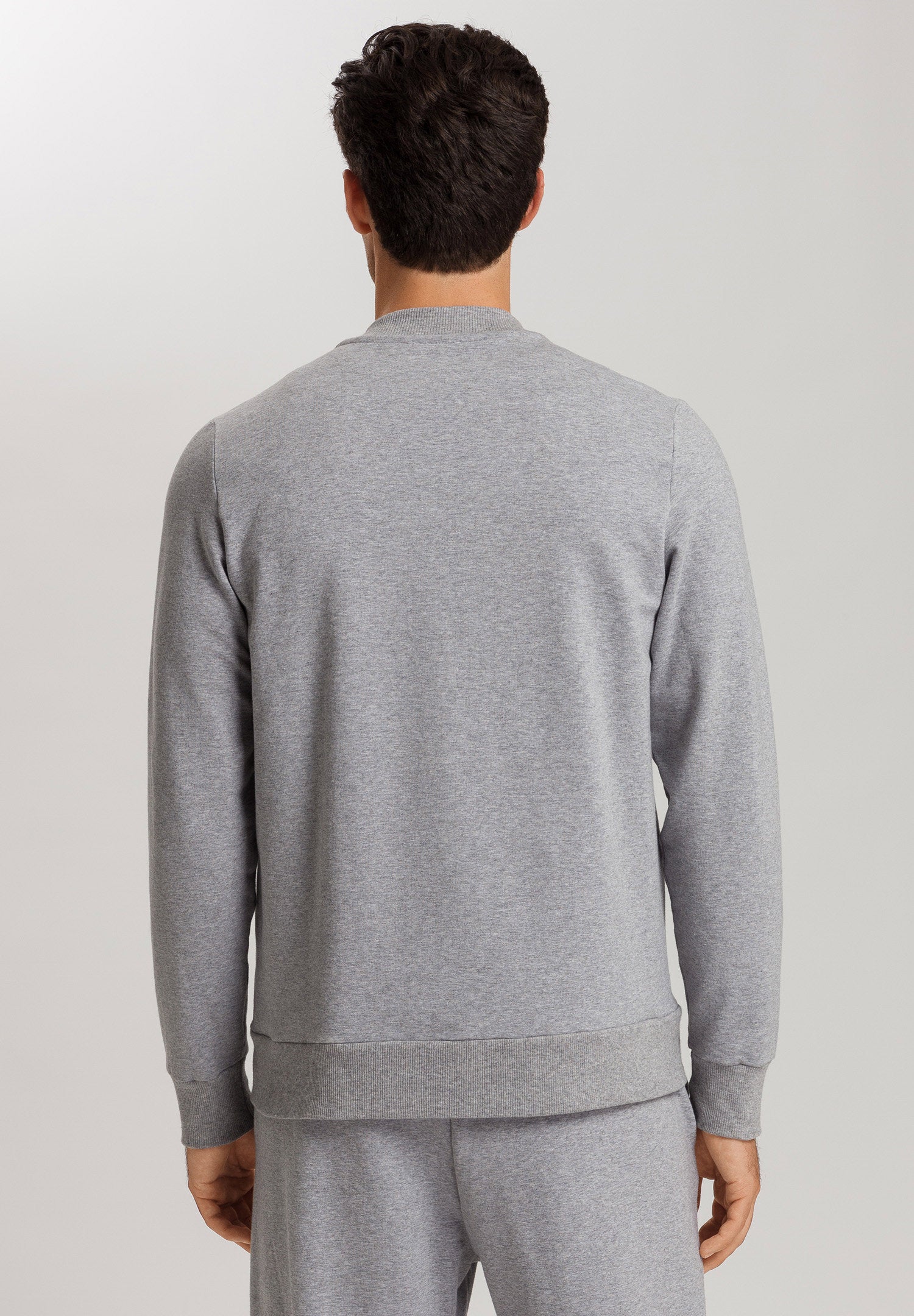 hanro-natural-living-cardigan-075774-grey-melange-bio image 4