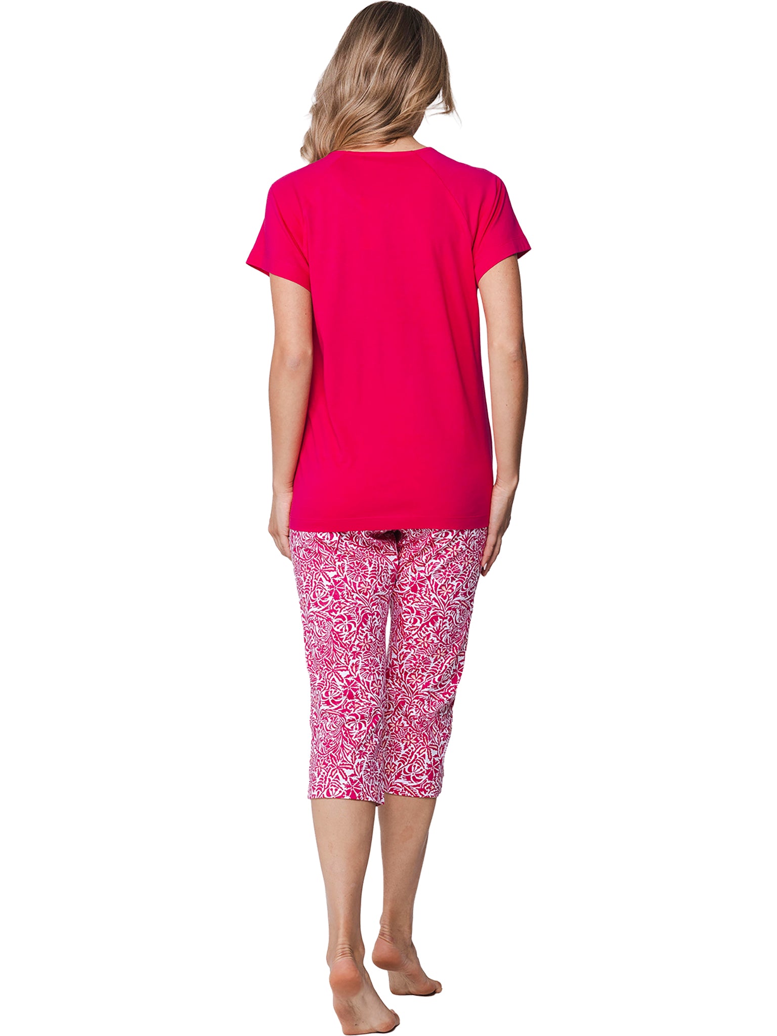 pastunette-paradise-pink-pyjama-rosa-bio-baumwolle image 4