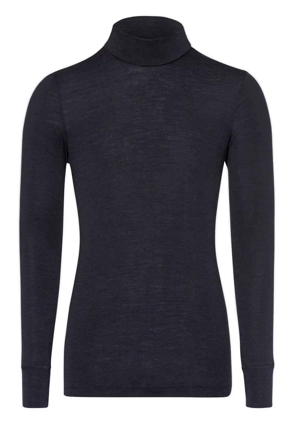 hanro-woolen-silk-turtle-neck-shirt-rollkragenshirt-anthrazit-seide image 1
