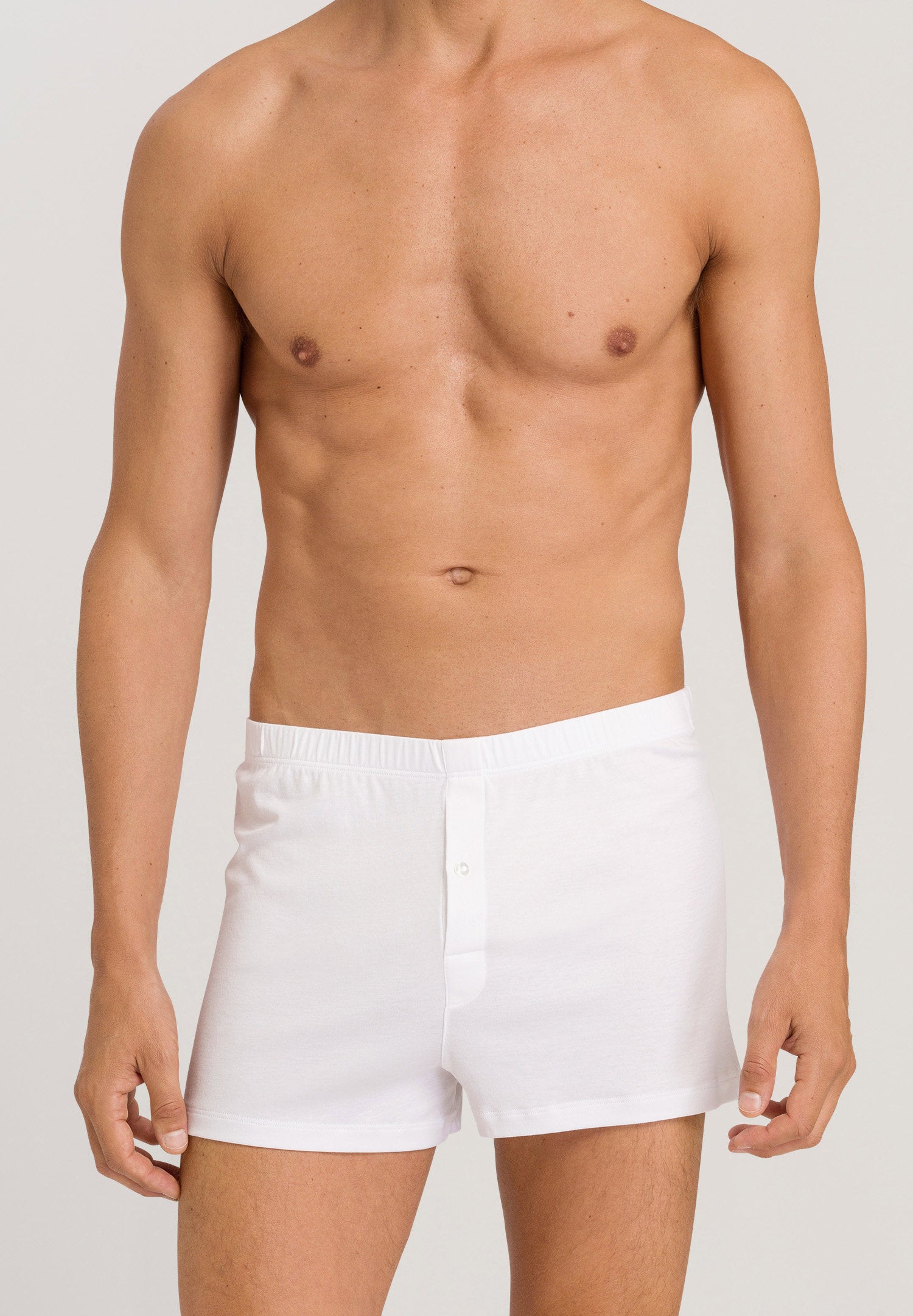 hanro-sea-island-cotton-boxershorts-wei-mit-eingriff image 2