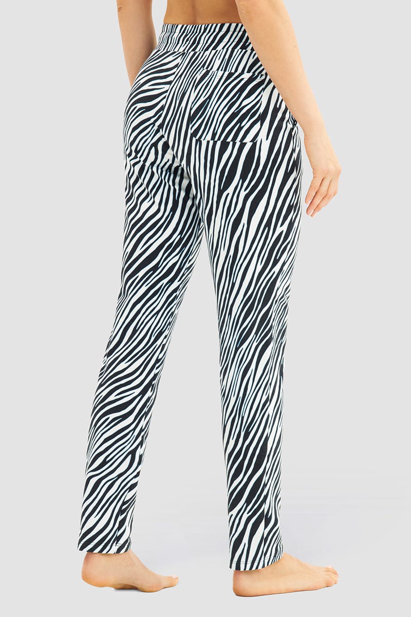 r-sch-be-happy-24p2-sweathose-zebra-schwarz-damen image 3
