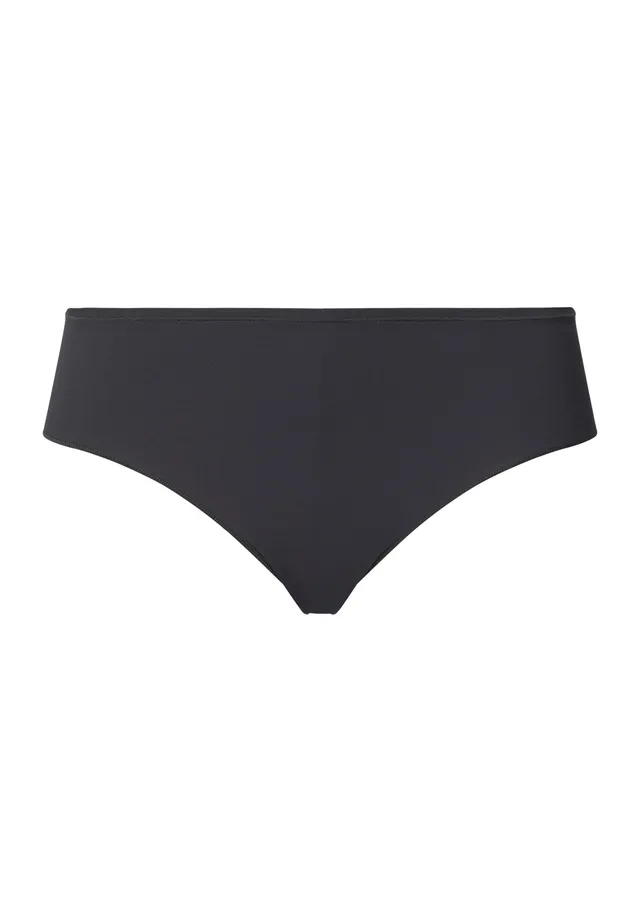 hanro-allure-midi-briefs-slip-obsidian-microfaser image 1