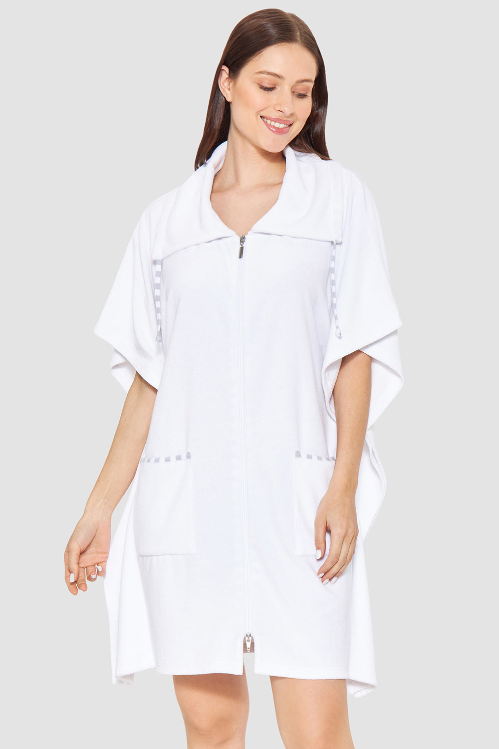 r-sch-be-happy-strandkleid-kurz-wei-frottee-jacke image 1