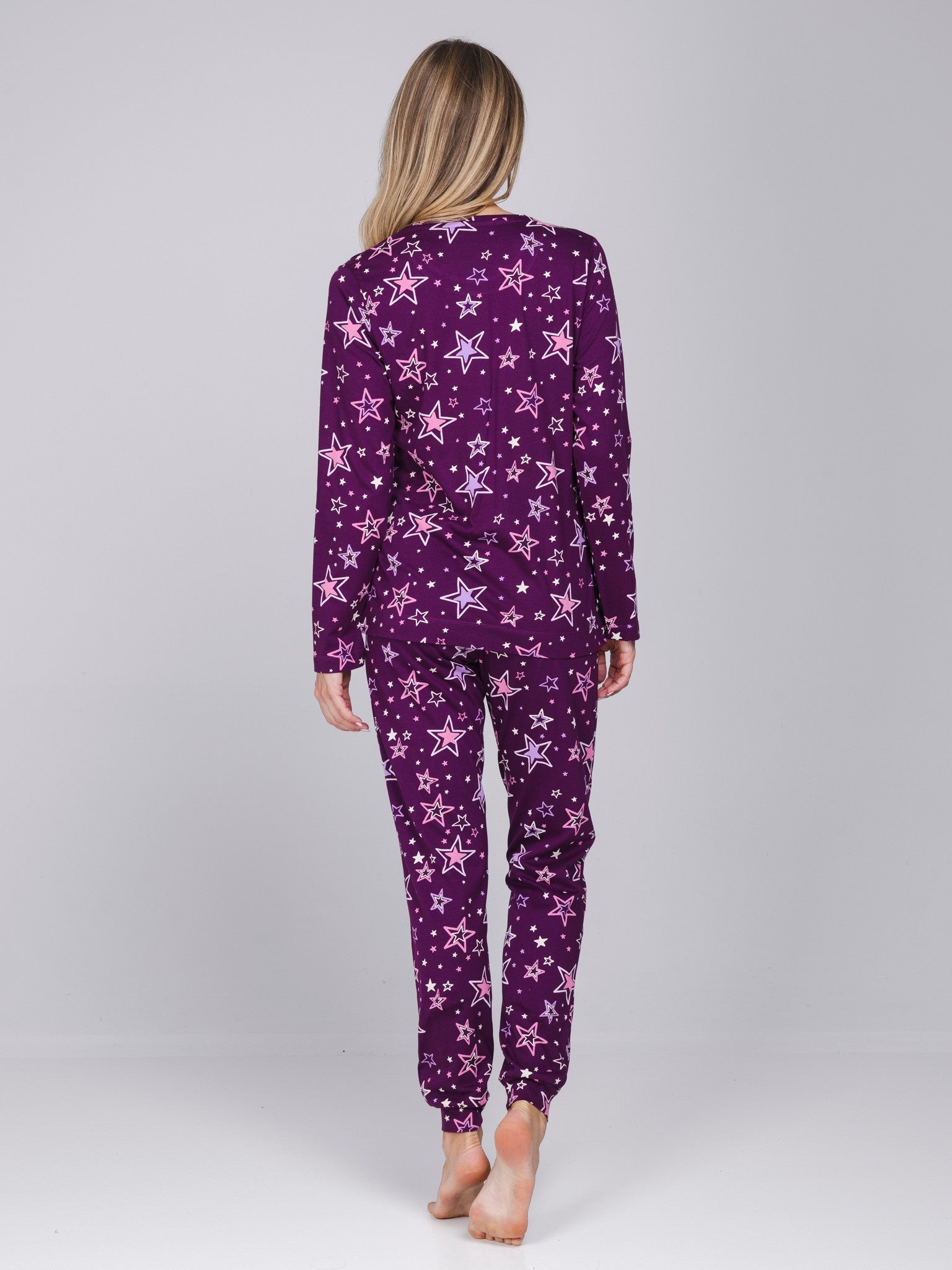 myrebelle-starlight-magic-pyjama-lila-sterne-langarm image 3