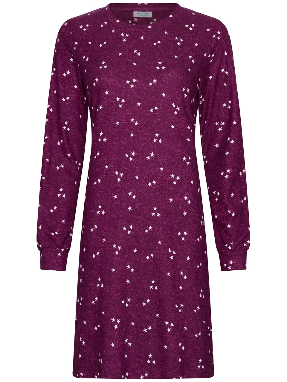 myrebelle-starlight-magic-nachthemd-fleece-lila-sterne image 1