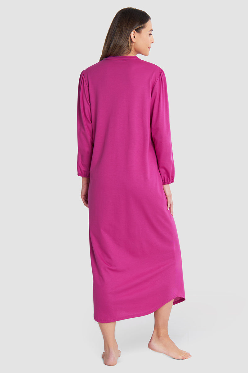 r-sch-be-happy-nachthemd-maxi-langarm-pink-blau image 3
