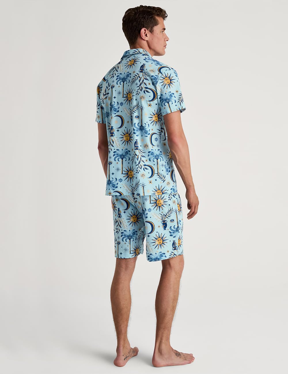 calida-relax-essentials-herren-kurz-pyjama-baumwolle-durchgekn-pft image 5