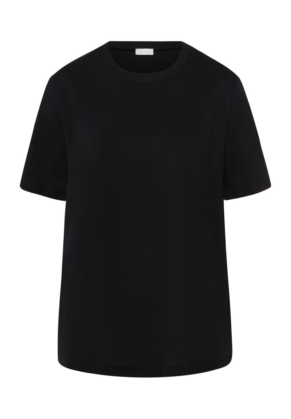 hanro-natural-shirt-t-shirt-schwarz-bio-baumwolle image 1