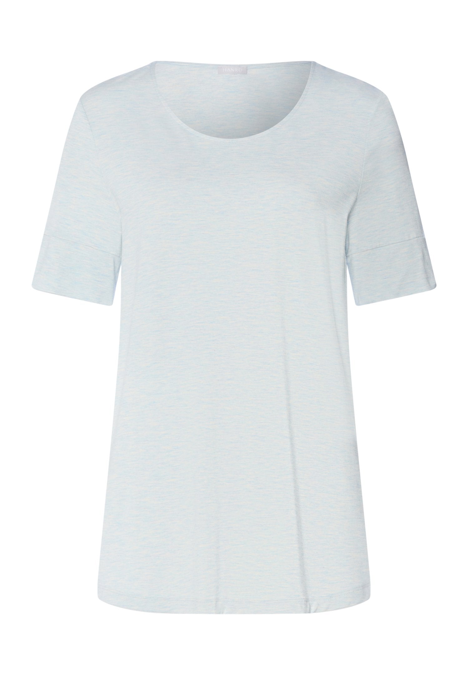 hanro-natural-elegance-shirt-pyjamaoberteil-watery-blue-viskose image 1