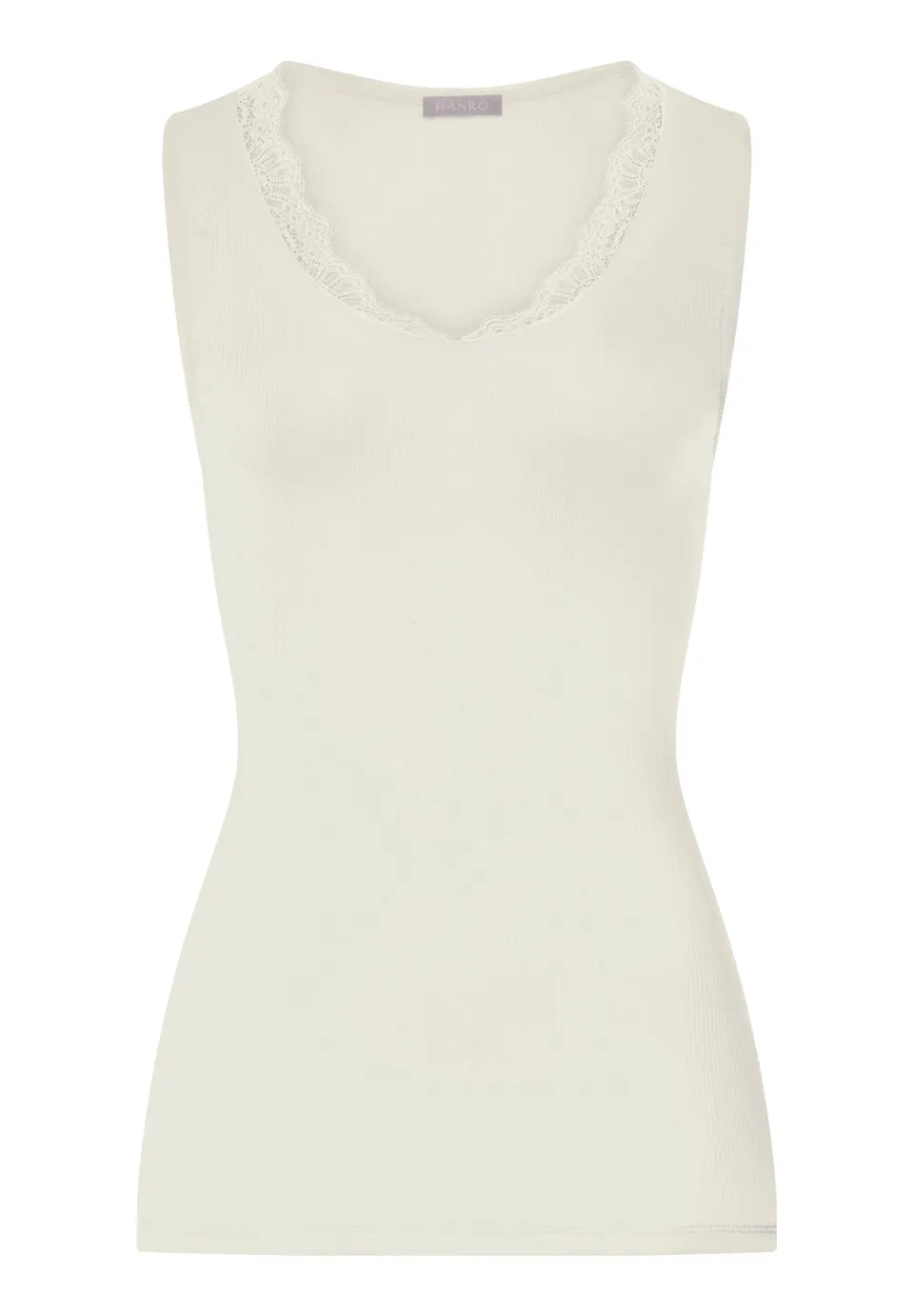 hanro-woolen-lace-tank-top-tr-gertop-misty-white-wolle-seide image 1