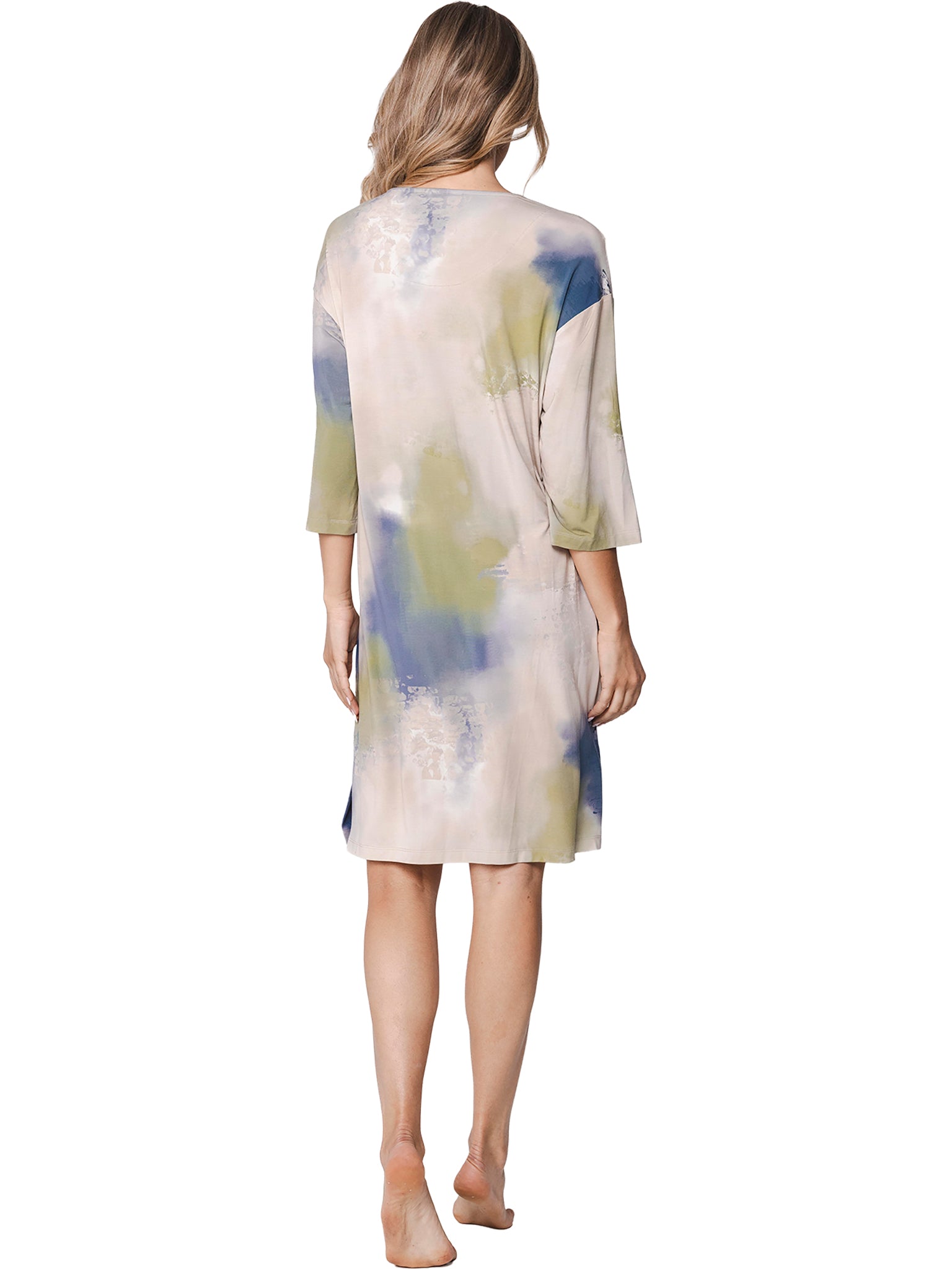 pastunette-premium-serenity-nachthemd-beige-modal-3-4-arm image 3