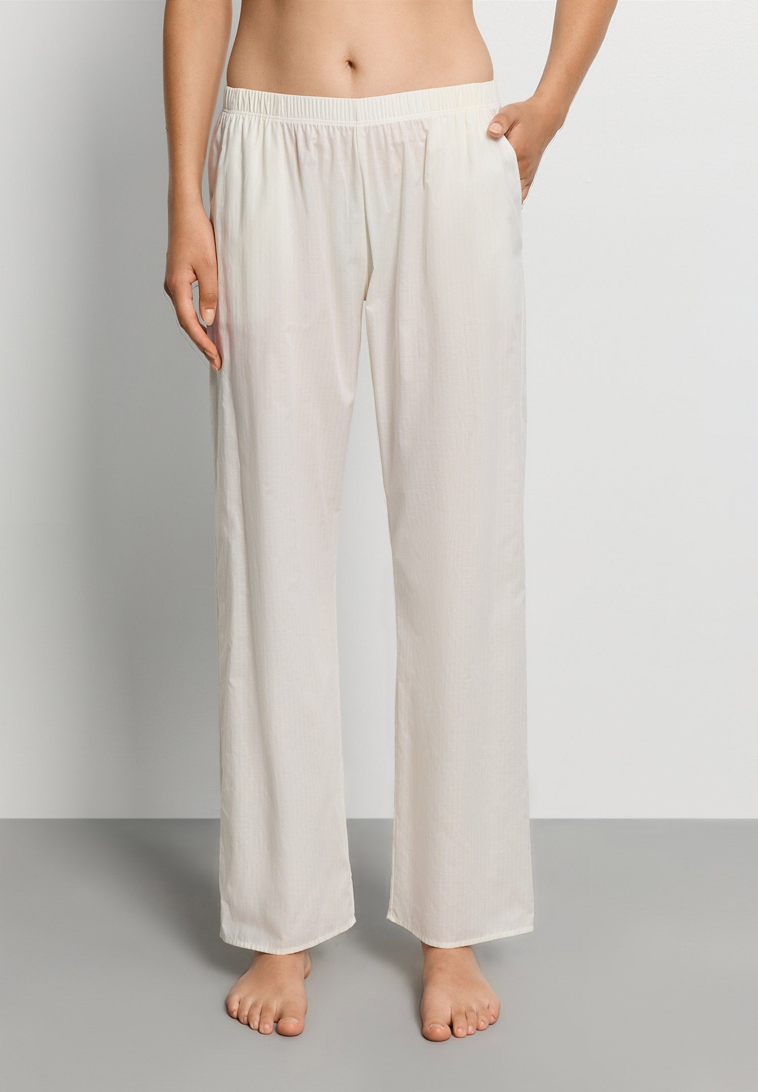 hanro-sleep-lounge-pyjamahose-jolly-citrus-baumwolle image 2