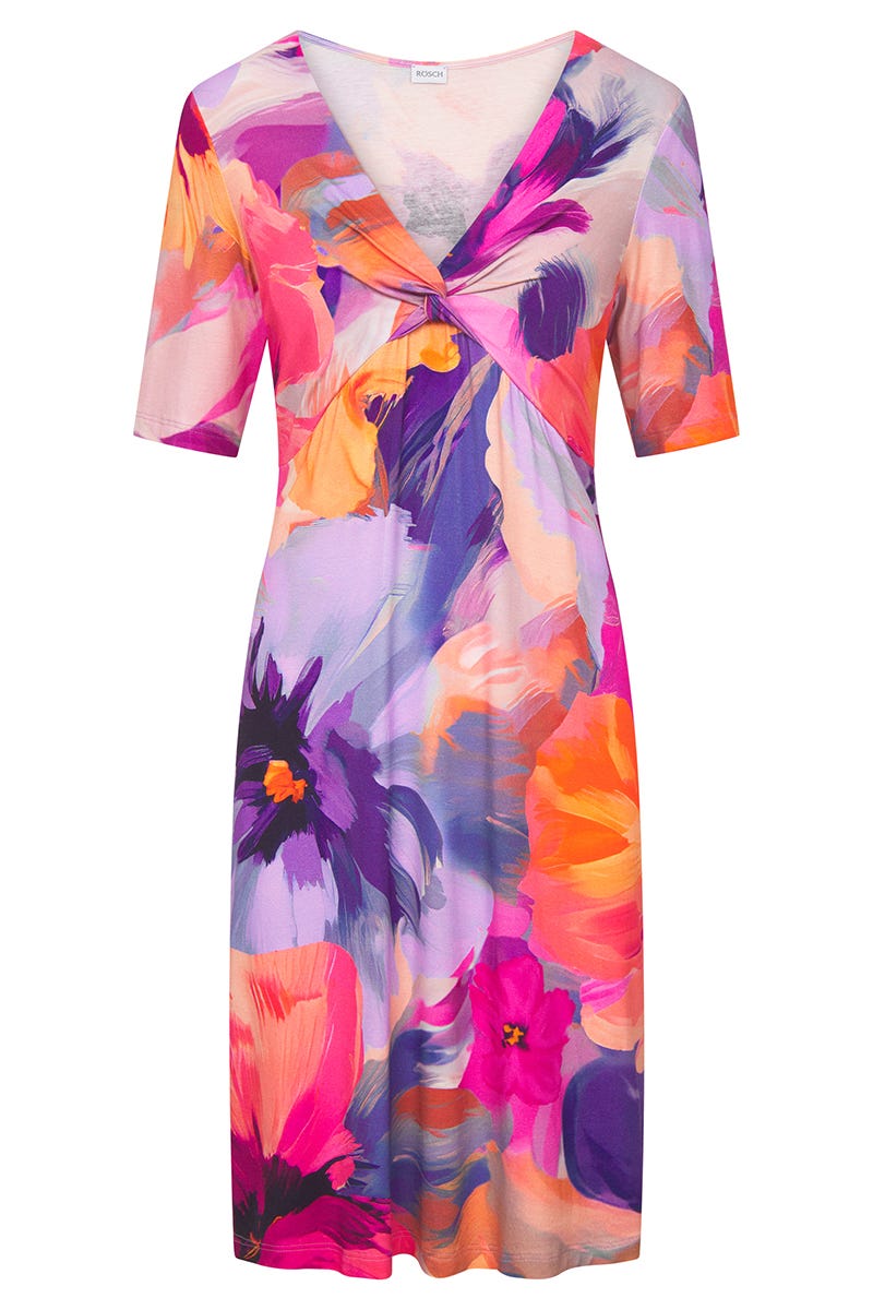r-sch-be-happy-strandkleid-knielang-mehrfarbig-viskose image 2