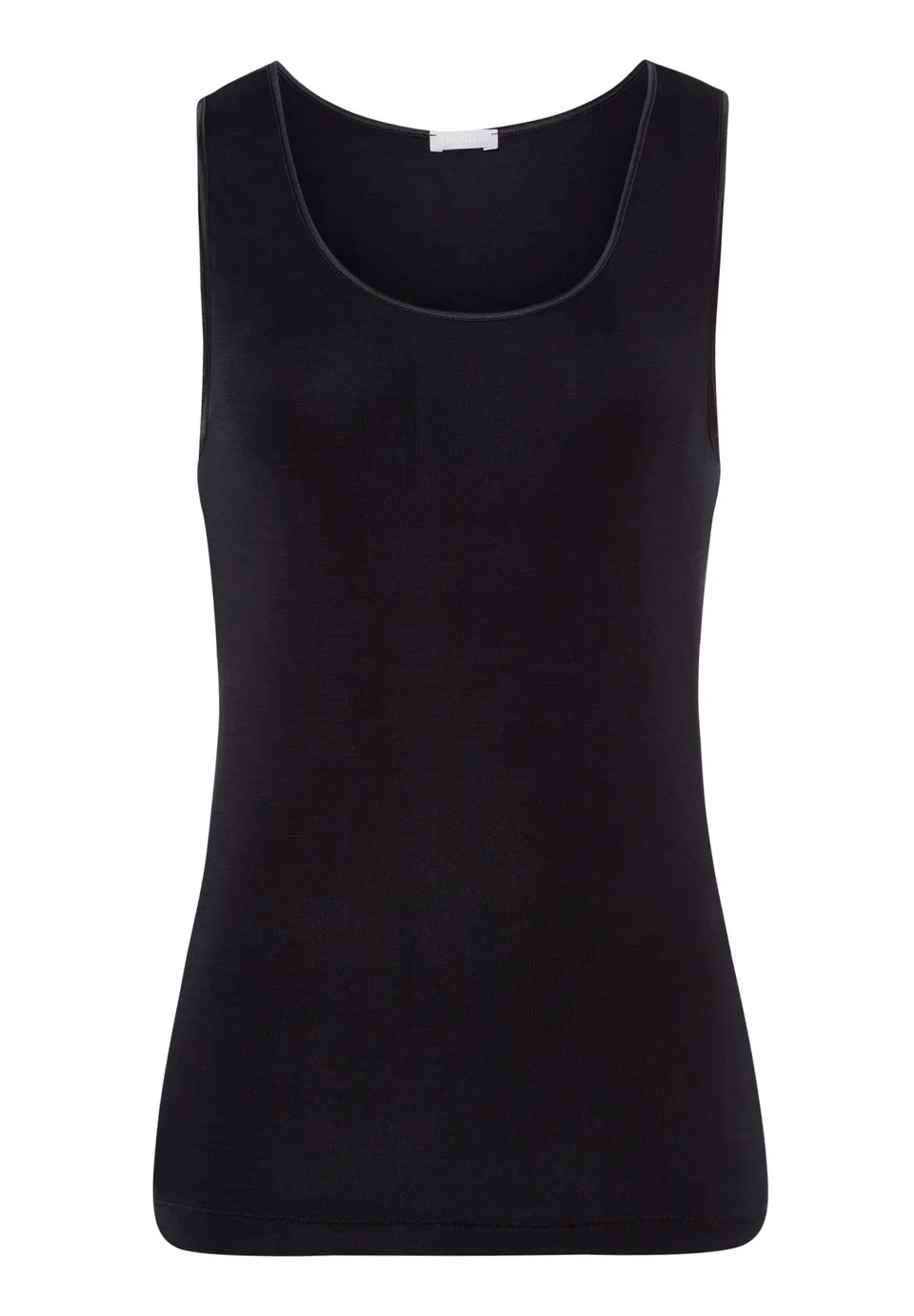 hanro-pure-silk-tank-top-black-seide-gr-e-m-nahtlos image 1