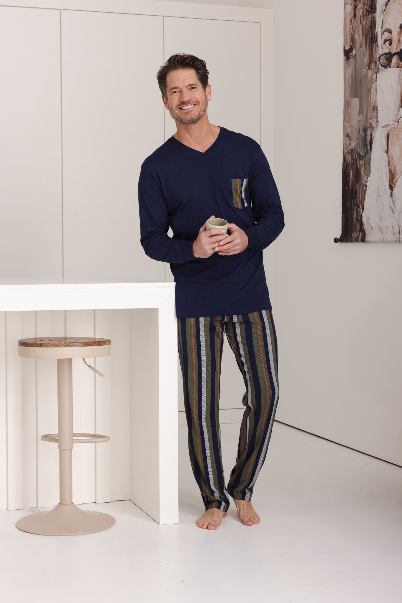 pastunette-adventure-pyjama-blau-gr-m-baumwolle-modal image 6
