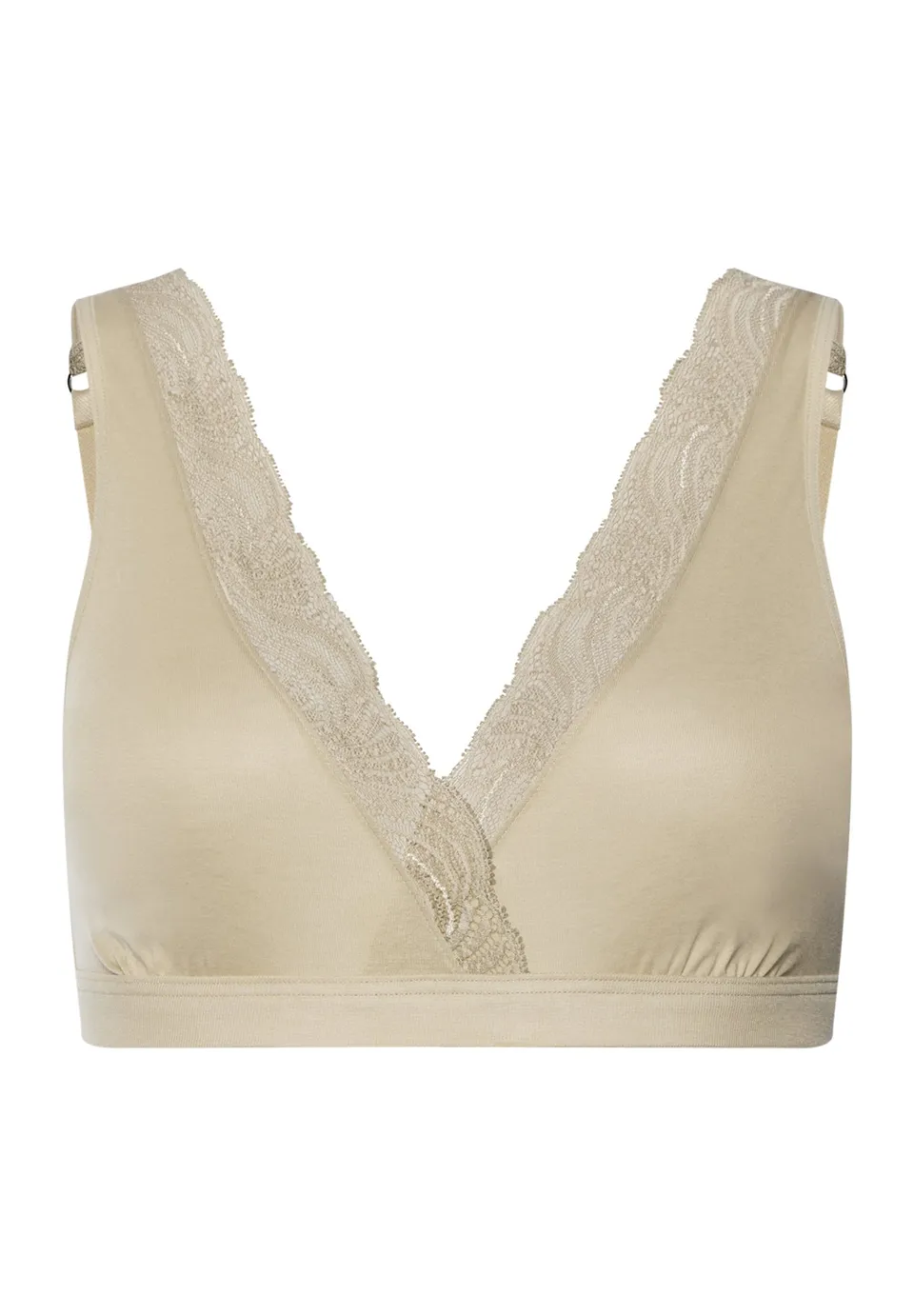 hanro-cotton-delight-soft-cup-bh-olive-stem-baumwolle image 1