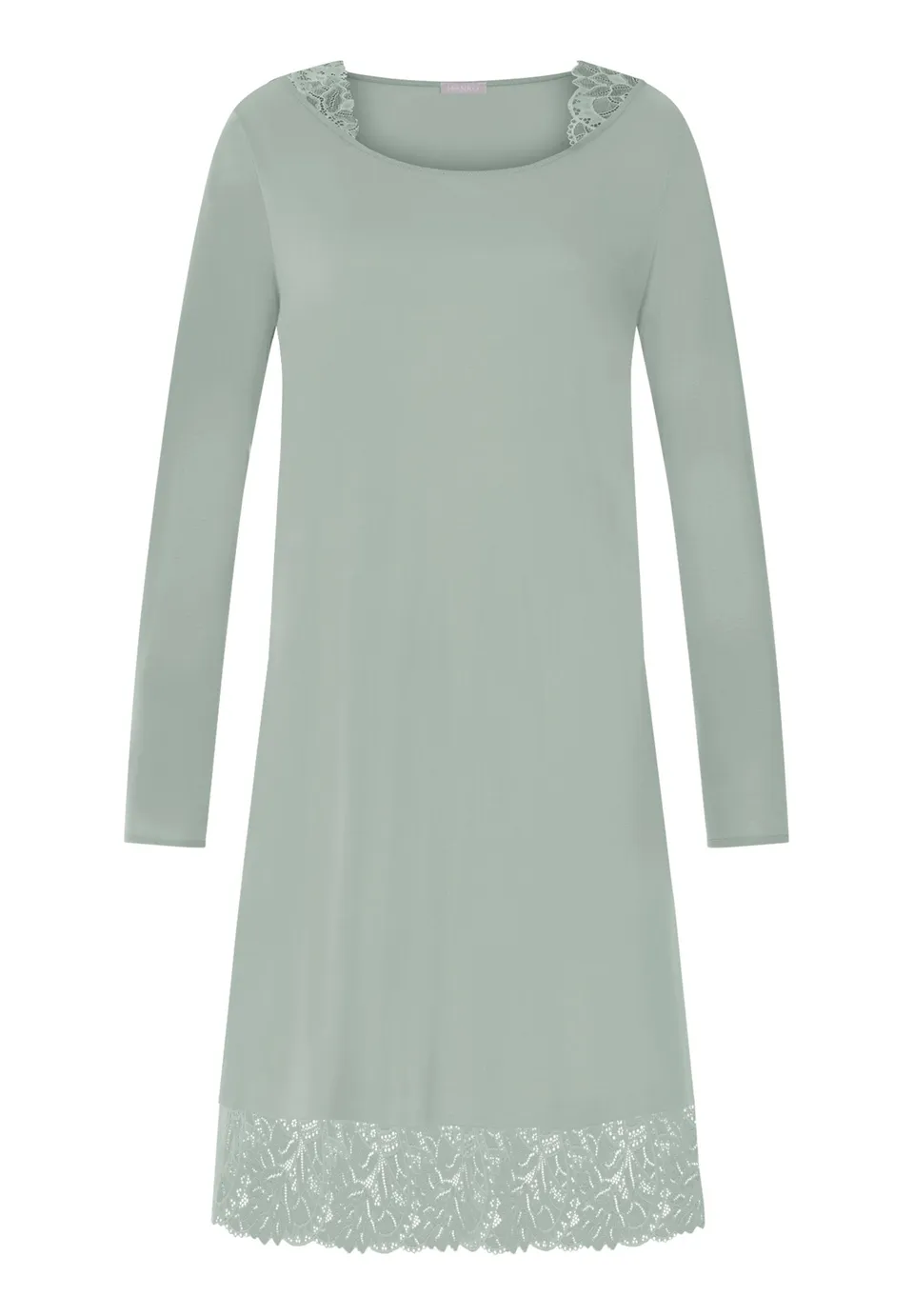 hanro-azelia-nachthemd-langarm-mystic-breeze-spitze-100cm image 1