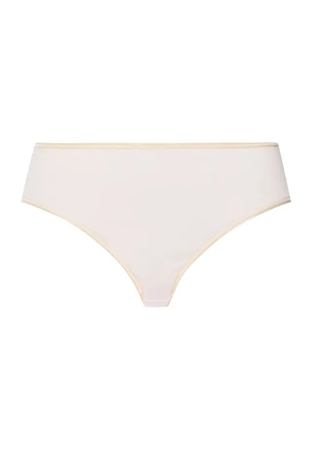 hanro-cotton-seamless-midi-slip-honeydew-baumwolle-midi image 1