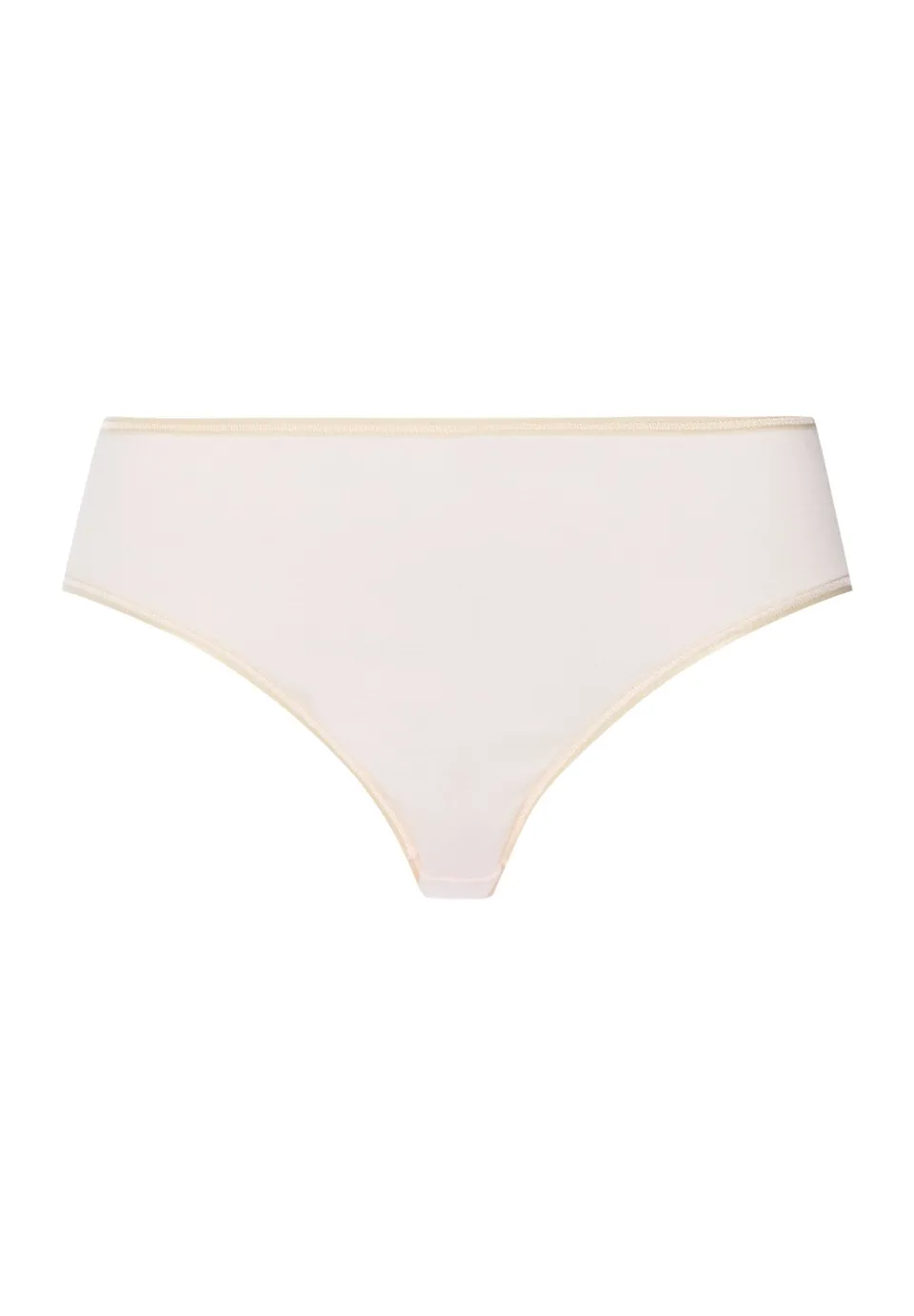 hanro-cotton-seamless-midi-slip-honeydew-baumwolle-midi image 1