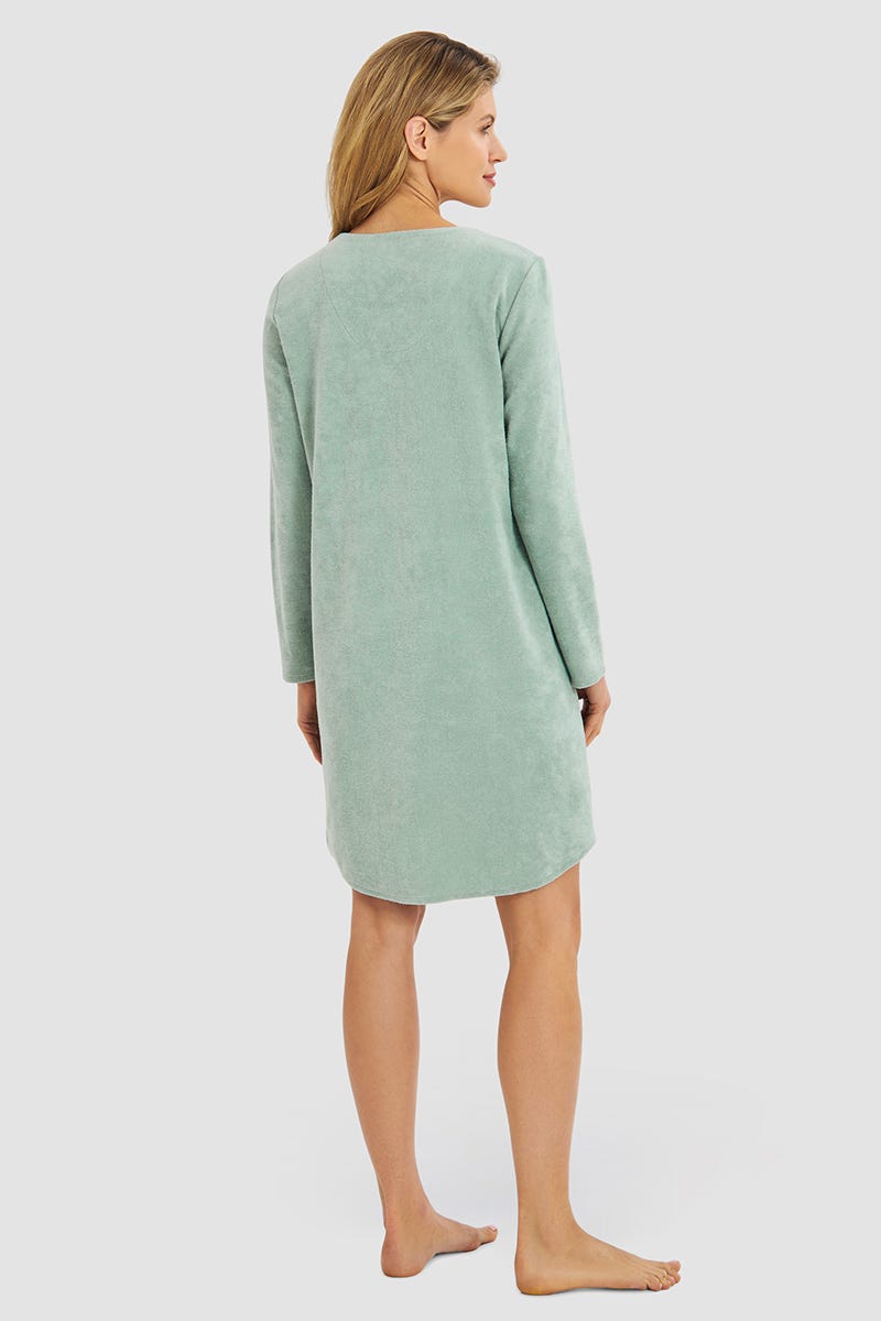 r-sch-be-happy-hauskleid-loungewear-gr-n-frottee-langarm image 3