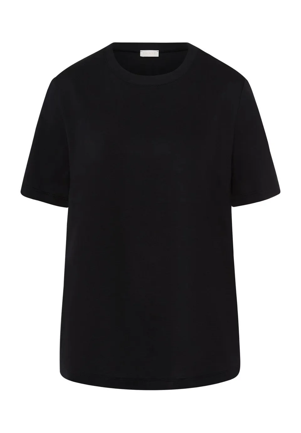 hanro-natural-shirt-t-shirt-schwarz-bio-baumwolle image 1