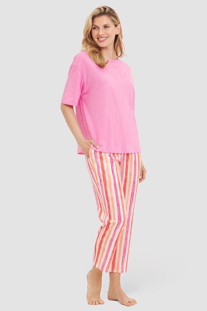 r-sch-be-happy-7-8-hose-streifendruck-mehrfarbig-modal image 4