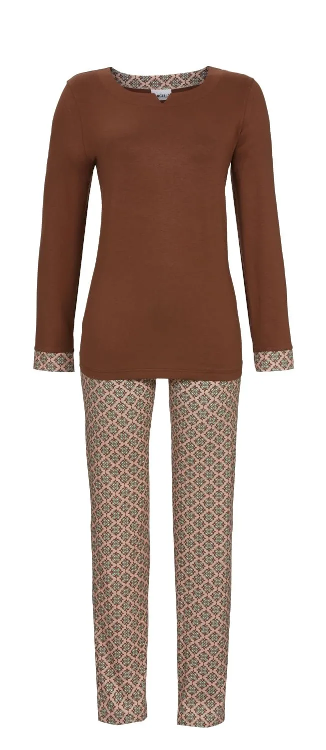 ringella-damen-pyjama-baumwolle-modal-langarm-schlafanzug image 1